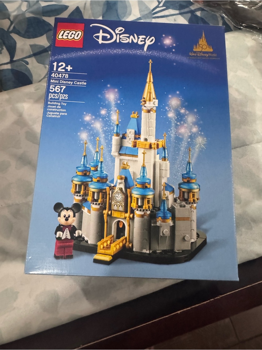 Lego Disney Mini Castle Building Set - Blue, Gold & White